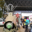 Kabina ze st�ha�ky Su-22. Po celou dobu akce byla fronta na to aby si �lov�k mohl sednout dovnit�.