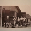 Fotografie hasi�sk� zbrojnice, kter� byla na v�stav� SDH v �ep� 2018. 60-70. l�ta?