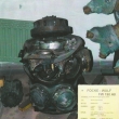 Motor uložen v expozici v Čepí.