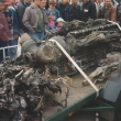Vystaven� artefakt� na Aviatick� pouti v Pardubic�ch v roce 1997.