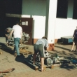 Prvn� �i�t�n� v�ech t�� motor� nebo to co z nich zbylo.